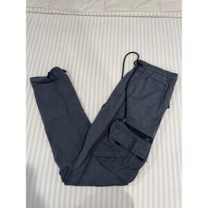 Pacsun Men Black Cargo Joggers Pants Size S